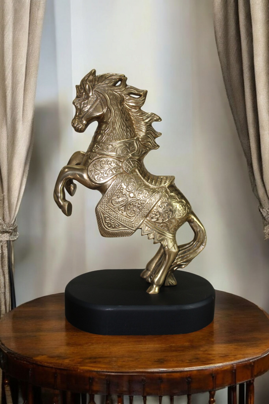 Brass Antique Victory Running Horse - UTENSIO-THE CHOICE OF ARTISANS