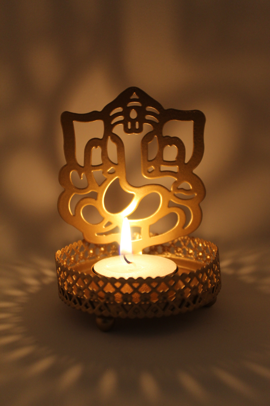 Ganesh & Lakshmi Ji  Tea Light Holder