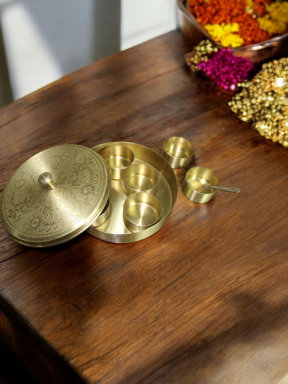 Brass Masala box